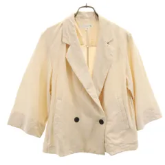 ZARA ザラ ダブル テーラードジャケット XS ベージュ レディース 古着