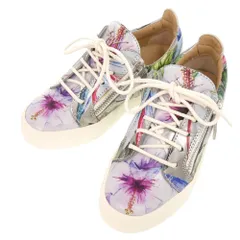 未使用 ジュゼッペザノッティ フラワー ロゴ金具 RW70001BE サイズ35 レザー マルチカラー スニーカー 1689 Giuseppe Zanottiのサムネイル
