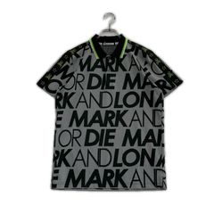 ☆美品☆ MARK & LONA ポロシャツ 総柄 スナップボタン 日本製 46