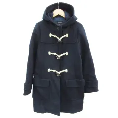 クイーンズコート QUEENS COURT ダッフルコート ロング丈 1 S ネイビー 紺 /YM4のサムネイル