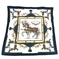 エルメス HERMES スカーフ カレ90 アンダルシア王立馬術学校 - メルカリ