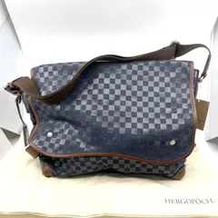 HERGOPOCH エルゴポック　ショルダーバッグ　メッセンジャーバッグ　デニム×レザーのサムネイル