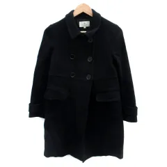 B&Y ユナイテッドアローズ BEAUTY&YOUTH ビューティー&ユース ピーコート Pコート ロング丈 ウール S 紺 ネイビー /SM36のサムネイル