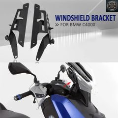 BMW C400X C 400 X C400 X 용 신형 오토바이 용 윈드 스크린 브래킷 조정 가능한 윈드 실드 스탠드