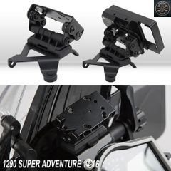 1290 Super Adventure 1290 Adv용 GPS/휴대폰 홀더 핸들 바 마운트 브래킷 신품 오토바이 2014 2015 2016