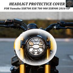 야마하 XSR700 XSR 700 900 XSR900 오토바이 용 액세서리 헤드 라이트 보호 가드 커버 알루미늄 2016 2017 2018 2019-2021