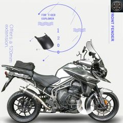 Tiger 1200 용 신형 오토바이 액세서리 프론트 휠 프로텍터 스플래시 가드 펜더 익스텐션 펜더 Tiger Exp