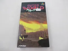 中古品 ゲーム スーパーファミコン ソフト アウターワールド 箱・説・ハガキ付きのサムネイル