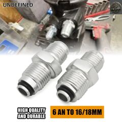 6AN 파워 스티어링 TING 16MM 1.5 및 18MM 1.5 GM 파워 스티어링 박스 인버티드 플레어 스타일 #1653 실버