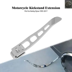 オートバイ用キックスタンドスタンド延長フットペダルサポートハーレーダイナ1993-2017ファットボブローライダーFXDBストリートボブスーパのサムネイル
