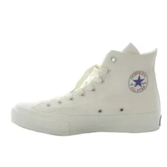コンバース CONVERSE オールスター チャックテイラー スニーカー ハイカット ロゴ サイドジップ キャンバス US9.5 ホワイト /YO35 ■GY18