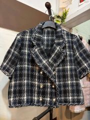 最終値下げ】CHANEL シャネル04A ツイード ニット ジャケット - メルカリ