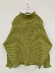 Chaco closet チャコクローゼット ニット/セーター F グリーン 無地 ミドル丈 長袖 タートルネック/ハイネック レディースのサムネイル
