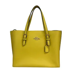 モリー COACH コーチ ショルダーバッグ トートバッグ 黄色 オール 