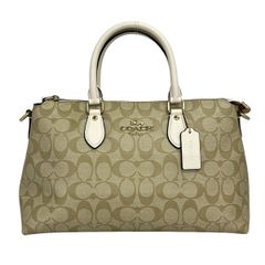美品】COACH モリートート 25 C4250 シグネチャー ライトカーキ - メルカリ