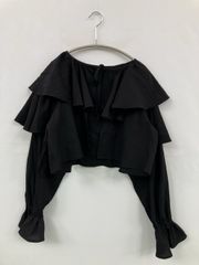 POPPY パフレットショートボレロ　ブラック　タグ有り POPPY パフレットショートボレロ ブラック タグ有り - メルカリ