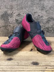 JS464 フィジーク fizik INFINITO R1 KNIT SHOES ビンディングシューズ EUR40.5 3穴 赤 *ジャンク