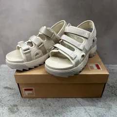 未使用 FILA DISRUPTOR SD PUFFY ディスラプターエスディーパフィー スポーツサンダル フィラ USS24036 ベージュ 27cm （16838M）のサムネイル