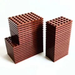 レゴ 正規品 中古 プレート 40枚 茶色 レゴブロック【管理番号：4039】のサムネイル