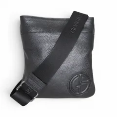 ジョルジオアルマーニ GIORGIO ARMANI ショルダーバッグ クロスボディバッグ レザー ブラック k418250のサムネイル