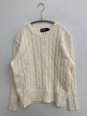 Polo by Ralph Lauren ポロバイラルフローレン ニット/セーター M アイボリー レディース
