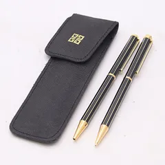袋付 良品 ジバンシイ ボールペン シャーペン ブラック/ゴールドカラー 文房具 ブランド小物 2000000 NSK MSTのサムネイル