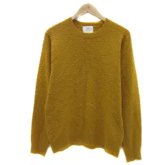アーバンリサーチ サニーレーベル URBAN RESEARCH Sonny Label ニット カットソー 長袖 ラウンドネック L 黄色 イエロー /YS34のサムネイル