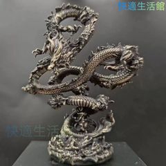 最上級黒檀　職人手彫り　九龍彫刻　龍神　守護　最強魔除け　パワー最強 最上級黒檀 職人手彫り 九龍彫刻 龍神 守護 最強魔除け パワー最強