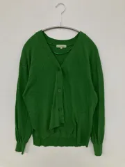 Petit Honfleur カーディガン/ボレロ M グリーン コットン 無地 ミドル丈 長袖 レディースのサムネイル