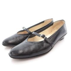 裏貼り済＊ポルセリ バレエシューズ ブラックストラップ 37 - メルカリ