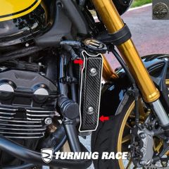 SPEEDRA Z900RS ラジエーターサイドカバー 綾織カーボンマット仕様 