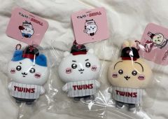韓国限定 ちいかわ LG TWINS コラボ 3種セット ぬいぐるみキーリング