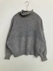 PUAL CE CIN ピュアルセシン ニット/セーター ブルー コットン 無地 タートルネック/ハイネック 長袖 レディースのサムネイル