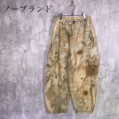 stussy』ステューシー（36）スカル刺繍 総柄 コットンショーツ ハーフ