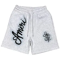 AMIRI アミリ rhinestone ラインストーン ロゴ ショートパンツのサムネイル