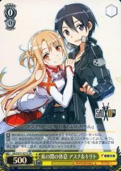 [중고]바이스슈바르츠 SAO/S71-021S[SR]:(홀로)다발 사이의 휴식 아스나&키리토