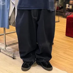 platinum fubu　hipihop　デニム　パンツ　ワイド　極太　海外　ストリート　y2k　W40L34　デッドストック  bboy　【P-75】のサムネイル
