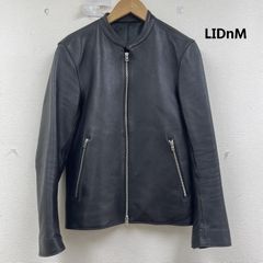 極美品 希少L リドム シングルライダースジャケット ラムレザー 羊革