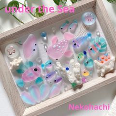 クーポンあり❣️ウミウシ図鑑9種❣️シーグラスアート お魚立体図鑑