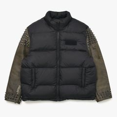 Supreme UNDERCOVER 袖レザー スタッズ ダウンジャケット - メルカリ