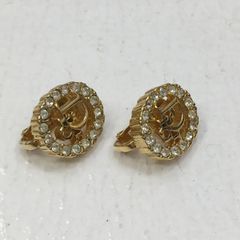 美品✨DIORロゴディオールオーバルゴールドイヤリング両耳 