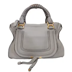 クロエ CHLOE Marcie マーシー ハンドバッグ 2WAY グレインレザー グレージュのサムネイル
