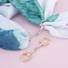 スカーフリング装飾セット シルバー GOLD (新品)のサムネイル