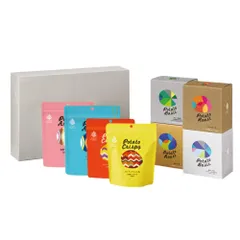 【阪急百貨店×カルビー】グランカルビー ギフトボックス 8種セット カルビー 地域限定 高級ポテトチップス 旨味塩 焼き塩 味わい海苔 グリルチキン 燻製ベーコン トリュフソルト ガーリックソルト うに&クリームチーズ ホワイトデー [8個BOX]のサムネイル