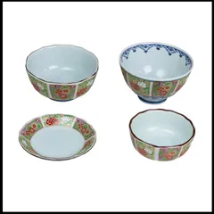遊器浪漫 古伊万里様式 絢爛 小付・小鉢・小皿・茶漬 4点セット 豪華絢爛 【有田焼・日本製】 0のサムネイル