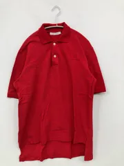 JOURNAL STANDARD ジャーナルスタンダード ポロシャツ M レッド 無地 半袖 メンズのサムネイル