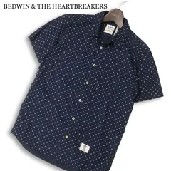 BEDWIN & THE HEARTBREAKERS ベドウィン 春夏★ 半袖 ドット 総柄 シャツ 日本製 Sz.1 メンズのサムネイル