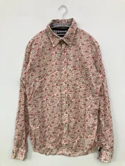 SLICK スリック シャツ/ブラウス 38 レッド コットン 花柄・ボタニカル柄 ミドル丈 長袖 レギュラーカラー メンズのサムネイル
