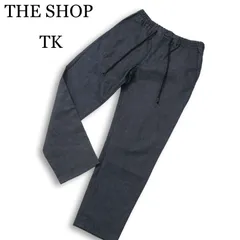 THE SHOP TK タケオキクチ 通年★ デニム ストレッチ イージー テーパード パンツ ジーンズ Sz.M メンズのサムネイル