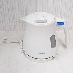 【美品】タイガー魔法瓶 わく子 PCM-A080 電気ケトル マットホワイト MW 0.8L 転倒お湯漏れ防止 二重構造 軽量デザインのサムネイル